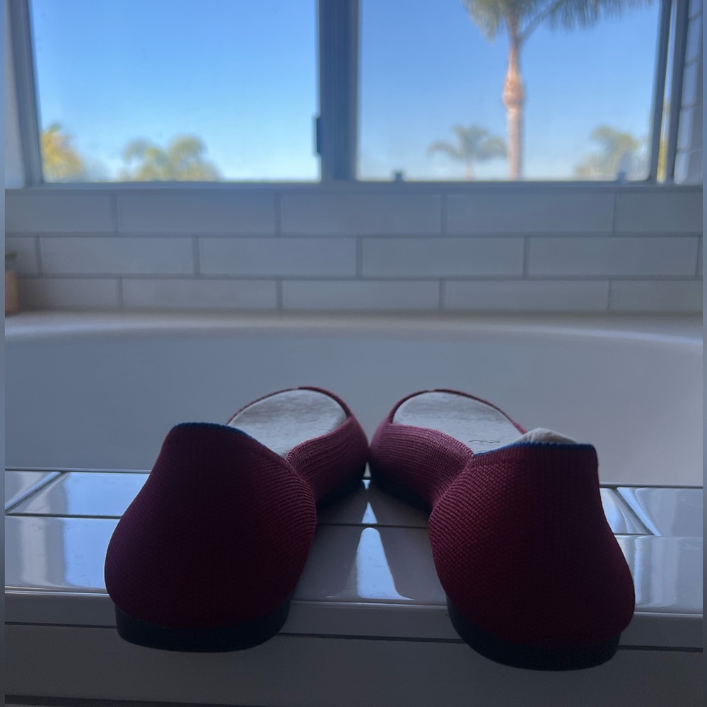 Rothy’s The Point Flats Red Size 10 41 - barely used - Picture 5 of 8